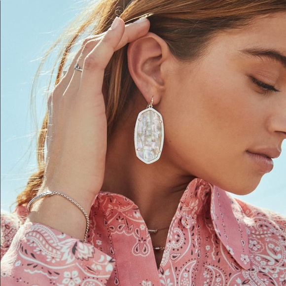 Kendra Scott Danielle Turquoise Earrings - Picture 3 of 4